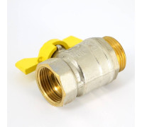 Кран шаровой для газа LD Pride 1 НВ полнопроходной бабочка 47.352.25