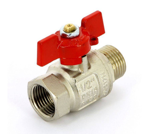 Кран шаровой полнопроходной Uni-Fitt бабочка 1/2 НВ 111T2000