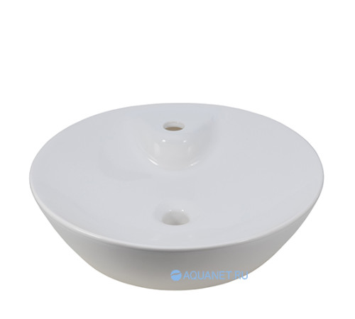 Раковина накладная Allen Brau FANTASY Round Ø450 мм с отверстием белая 4.11018.20