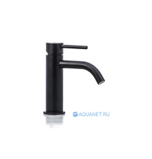 Смеситель для раковины без донного клапана Paffoni Light LIG071NO черный матовый