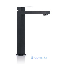 Смеситель для раковины Paffoni ELLE высокий без донного клапана черный матовый EL081NO