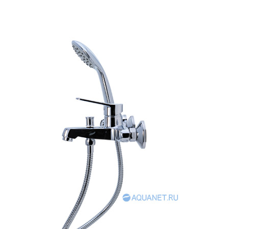 Смеситель для ванны Bravat Eco с коротким изливом и душем F6111147C-B