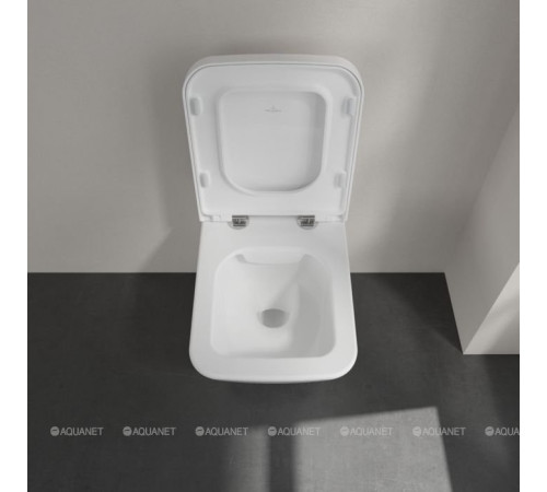 Унитаз подвесной Villeroy & Boch Finion CeramicPlus 375x560 мм без сиденья 4664R0R1