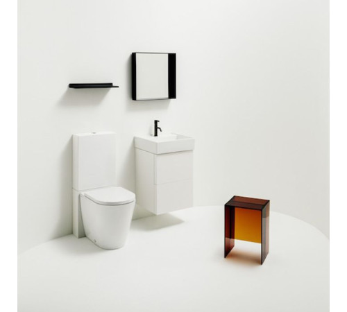 Тумба с раковиной Laufen Kartell 58х45х60 см 2 ящика подвесная белый матовый 4.0756.9.033.640.1/8.1033.3.000.104.1