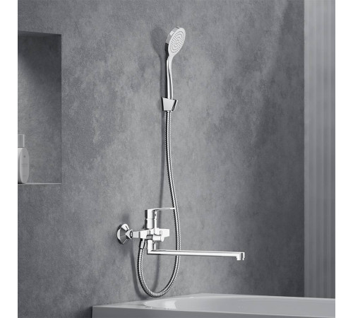 Смеситель для ванны и душа AM.PM Eclipse 2.0 с душевым набором 489500000