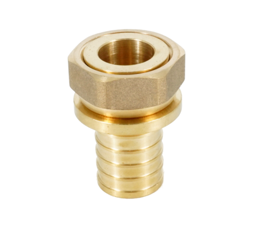 Переходник REHAU RAUTITAN с накидной гайкой 32-G 1 латунь MX 11093411001