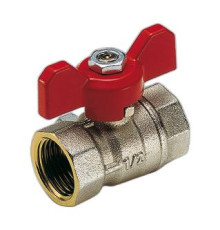 Кран шаровой Tiemme MISTRAL 1 вн/вн ручка-бабочка 2360012