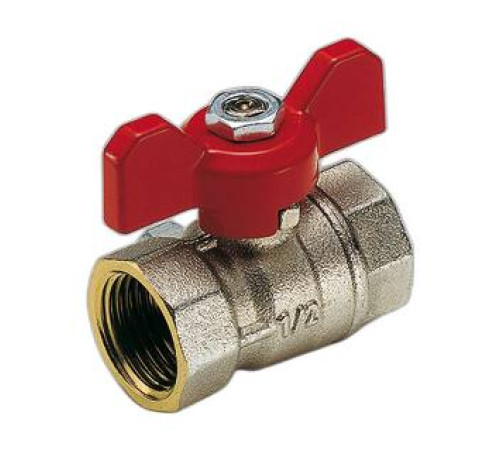 Кран шаровой Tiemme MISTRAL 1 вн/вн ручка-бабочка 2360012