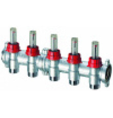 Коллектор запорный FAR 1 с расходомерами 2 отвода M24x19 FK 3972 C102