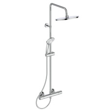 Душевая система Ideal Standard Ceratherm T25 с термостатом и верхним душем 250 мм хром A7627AA