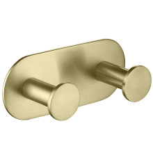 Вешалка на 2 крючка Timo Saona золото матовое 13014/17