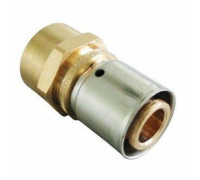 Соединение прессовое TECEflex 40x3.5-1 1/4 ВР латунь 1512252