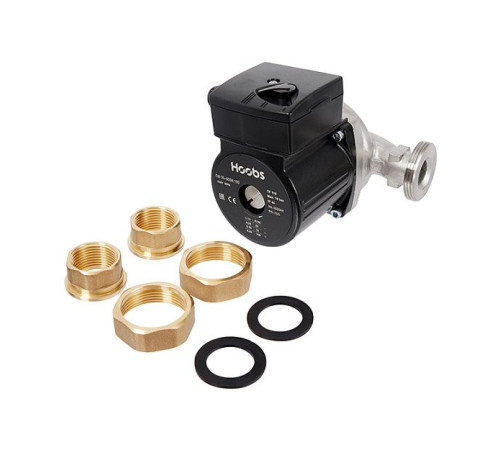 Насос циркуляционный Hoobs CW 25-60SN 180 мм 100 Вт нержавеющая сталь 08304H