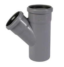 Тройник для внутренней канализации Ostendorf HTEA 90/75 мм 45° 114210