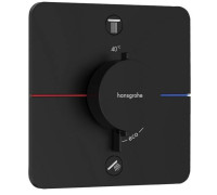 Смеситель для душа Hansgrohe ShowerSelect Comfort Q термостат на 2 потребителя черный матовый 15583670