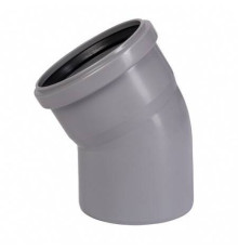 Отвод Ostendorf HTB 30° 40 мм PP RAL 7037 111110