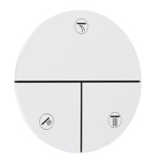 Вентиль Hansgrohe ShowerSelect Comfort S для 3 потребителей скрытый монтаж матовый белый 15558700