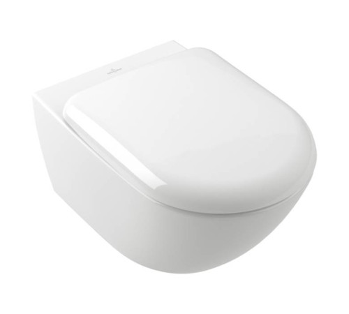 Унитаз подвесной Villeroy & Boch Antao DirectFlush CeramicPlus альпийский белый 4674T0R1