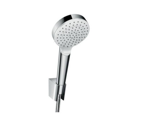 Душевой набор Hansgrohe Crometta 1jet со шлангом 125 см и держателем белый/хром 26567400