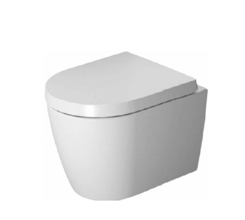 Комплект подвесного унитаза Duravit ME by Starck Compact Rimless с сиденьем микролифт 45300900A1