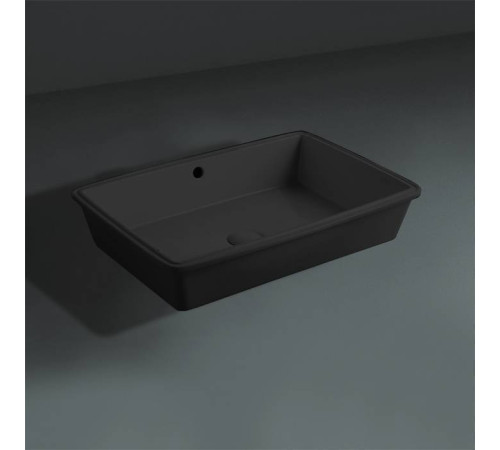 Раковина под столешницу SIMAS Lavabi darredo 56х36 см черный матовый S60 nero matt