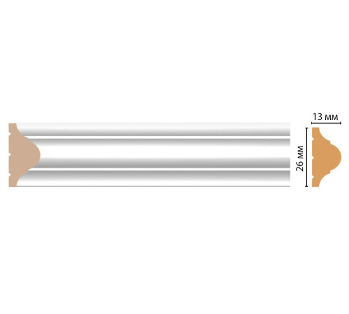 Молдинг DECOMASTER D001-114 ДМ 26х13х2400 мм D001-114 ДМ