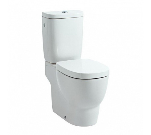 Унитаз напольный Laufen Mimo горизонтальный выпуск белый 8.2355.6.000.000.1