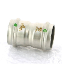 Муфта пресс Viega Sanpress Inox 35 мм нержавеющая сталь 436193