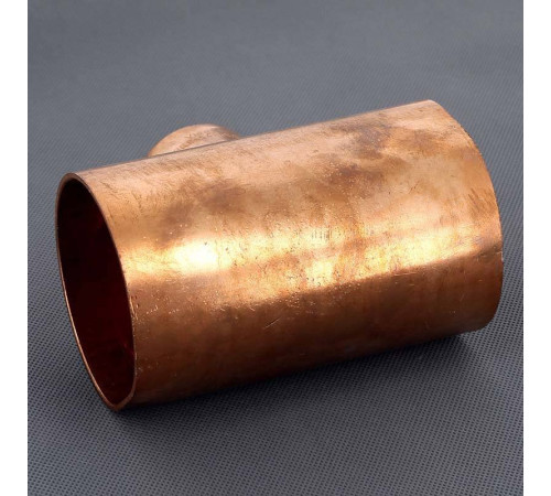 Тройник медный под пайку Viega 88.9х54х88.9 мм 634292