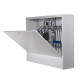 Шкаф коллекторный накладной глубокий Uni-Fitt ШРН-5-180 1000х650х180 мм серый 481G5000 RAL 7035