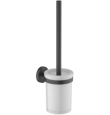 Ершик для унитаза Aquanet Европа матовый черный AQ4110MB