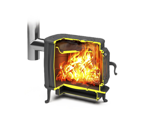 Отопительная печь-камин Теплодар Verona-200 АПО.25.000.00