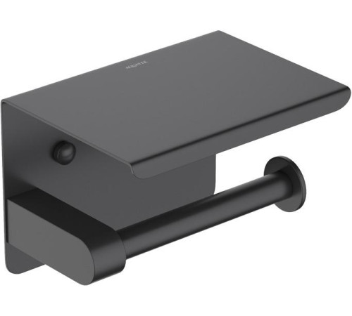 Бумагодержатель с полкой Aquanet Europa AQ4939MB матовый черный AQ4939MB