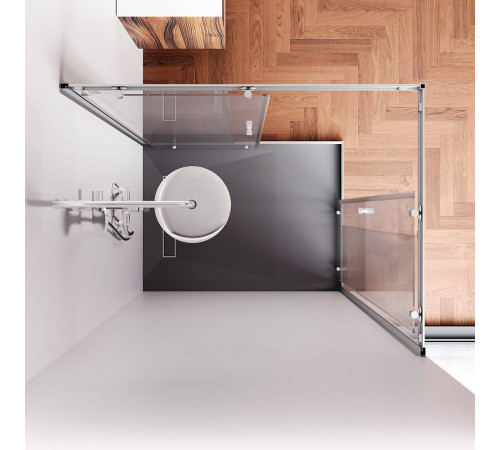 Душевое ограждение AM.PM Sunny 120x90 см без поддона W87G-403-12090-MT