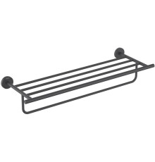 Полка для полотенец Aquatek Оберон матовый черный AQ4215MB