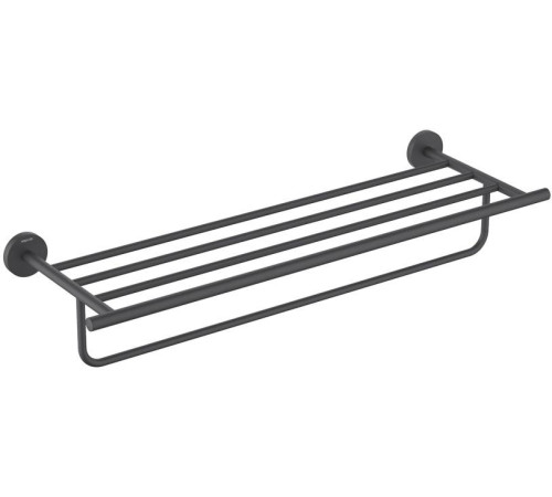 Полка для полотенец Aquatek Оберон матовый черный AQ4215MB