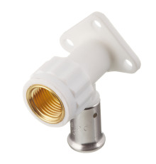 Водорозетка пресс PVDF HENCO 16x1/2 56 мм 2PKW-1604