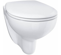 Унитаз подвесной безободковый GROHE Bau Ceramic с сиденьем микролифт 39351000