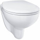 Унитаз подвесной безободковый GROHE Bau Ceramic с сиденьем микролифт 39351000