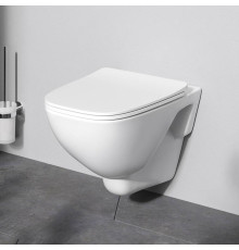 Унитаз подвесной AM.PM X-Joy FlashClean с сиденьем микролифт C851701SC