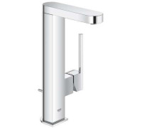 Смеситель для раковины GROHE Plus L-Size однорычажный с поворотным изливом и сливным гарнитуром хром 23851003