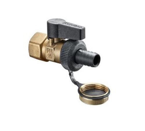 Кран шаровой Oventrop Optiflex DN 15 1/2 ВР со штуцером 1033814