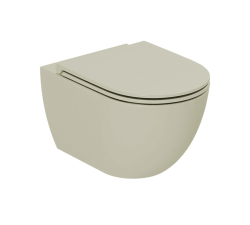 Унитаз подвесной безободковый Azzurra Comoda 51.5x36 см Salvia CMVCSPE00000SA