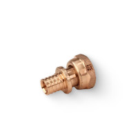 Муфта с накидной гайкой Rehau RAUTITAN RX+ 25 x 1 бронза 1456340-001