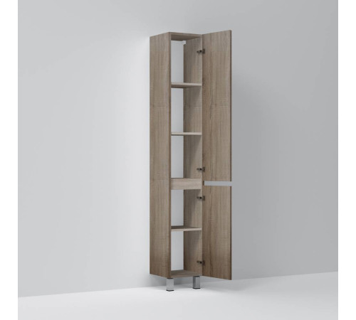 Шкаф-пенал напольный AM.PM Gem 30 см правый светлый дуб M91CSR0306OF