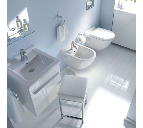 Унитаз подвесной Duravit Starck 3 54x36 см белый 2200090000