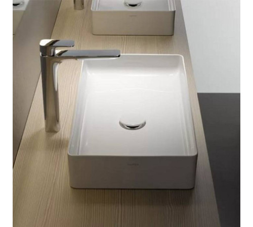 Раковина Laufen Living Square 60х34х11 см без отверстия без перелива белая 8.1143.4.000.112.1