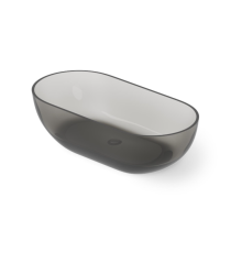 Ванна DEA Design Shadow 1650х820х520 мм Smoky Black DD86191650R4