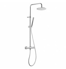 Душевая стойка Kerama Marazzi Ole с термостатом и верхним душем 25 см хром 61157KM.21.018
