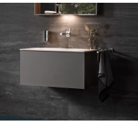 Тумба под умывальник KEUCO PLAN 800x490x400 мм инокс матовый 32961290000